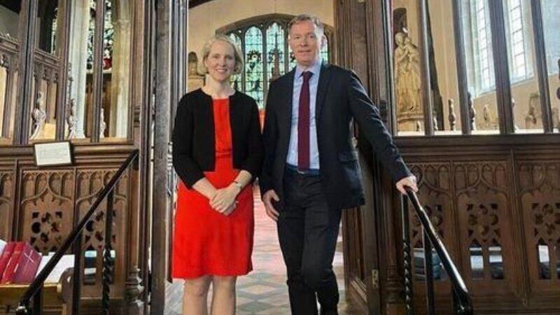 Chris Bryant visits old haunts in Wycombe – and gives his support to Emma